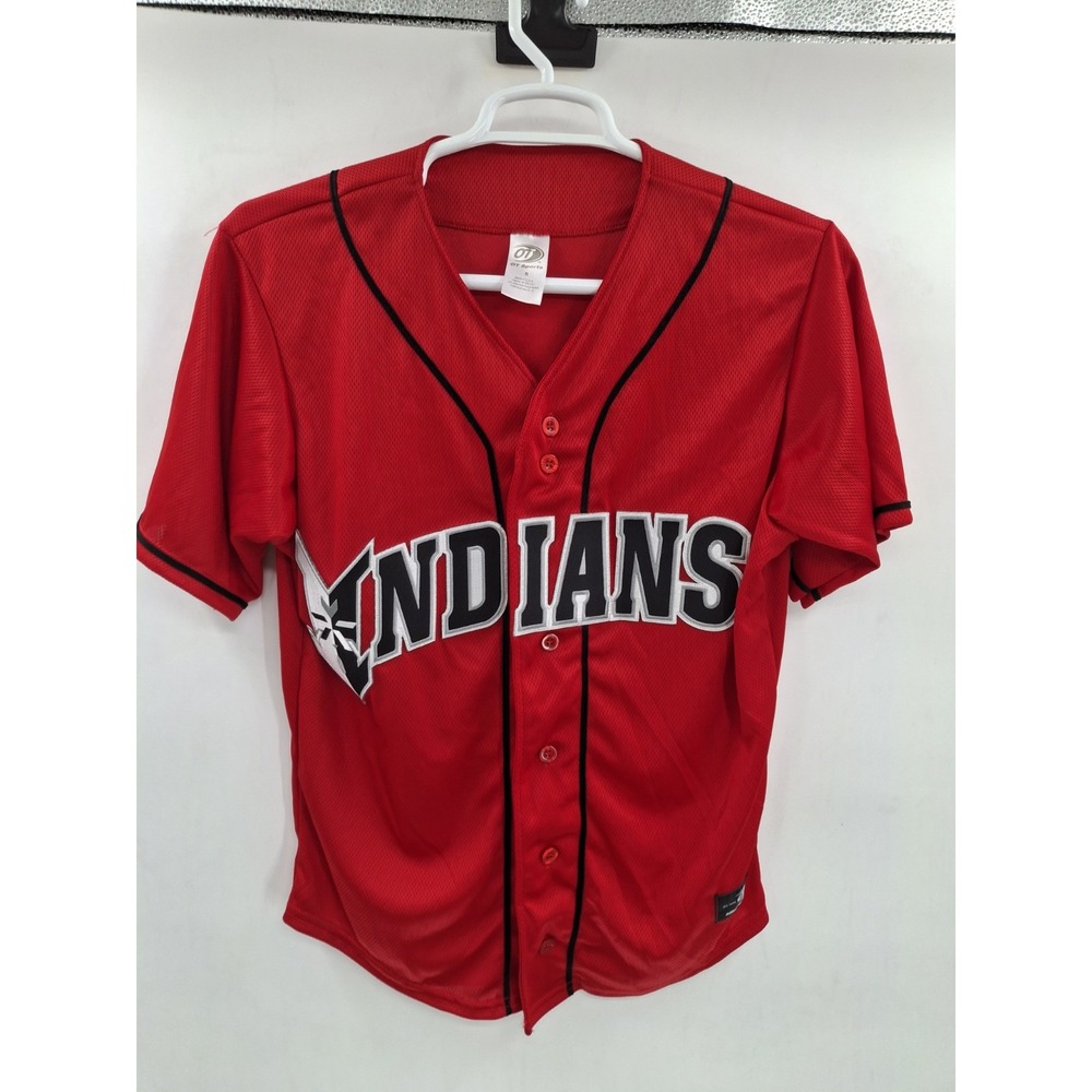 OT Sports Indianapolis Indians Blank Baseball Jersey Mens Small Red MiLB